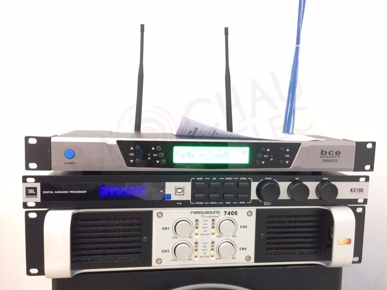 Lắp đặt dàn karaoke cao cấp cho gia đình anh Sơn tại Đông Dư - Đông Anh - HN