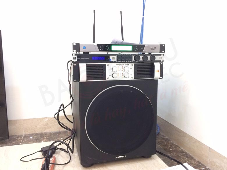 Lắp đặt dàn karaoke cao cấp cho gia đình anh Sơn tại Đông Dư - Đông Anh - HN