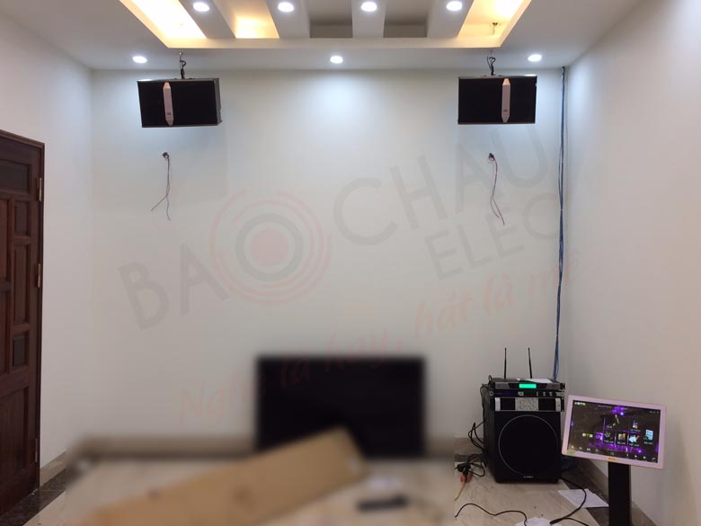 Lắp đặt dàn karaoke cao cấp cho gia đình anh Sơn tại Đông Dư - Đông Anh - HN