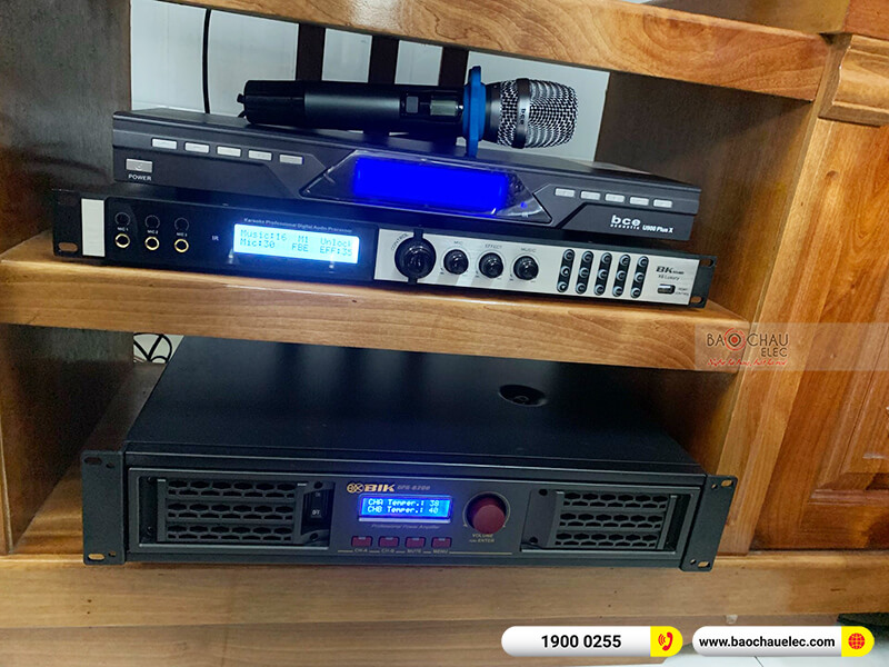 Lắp đặt dàn karaoke cho gia đình anh Toản tại Bình Dương