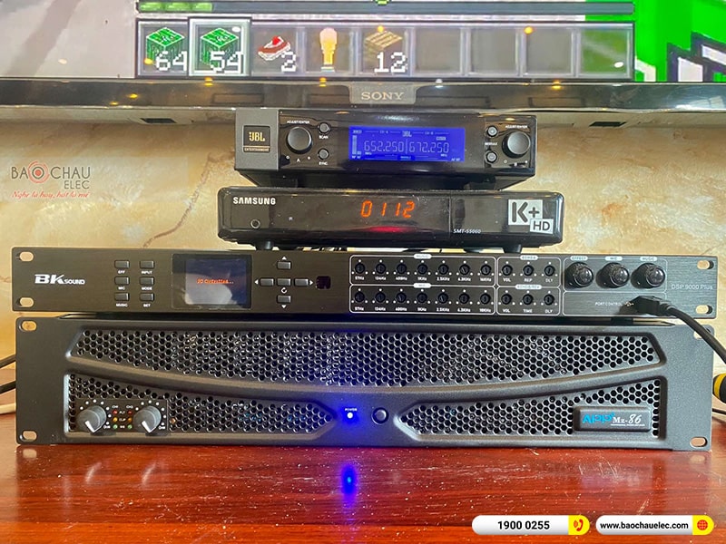 Lắp đặt dàn karaoke hiện đại cho gia đình anh Tuấn tại Hải Dương