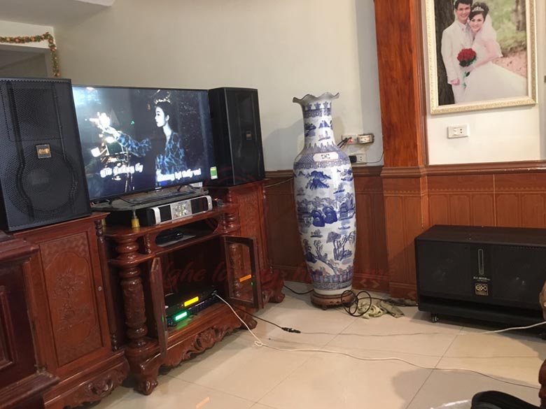 Lắp đặt dàn karaoke chất lượng cao cho chú Khương tại Yên Lạc (VP)
