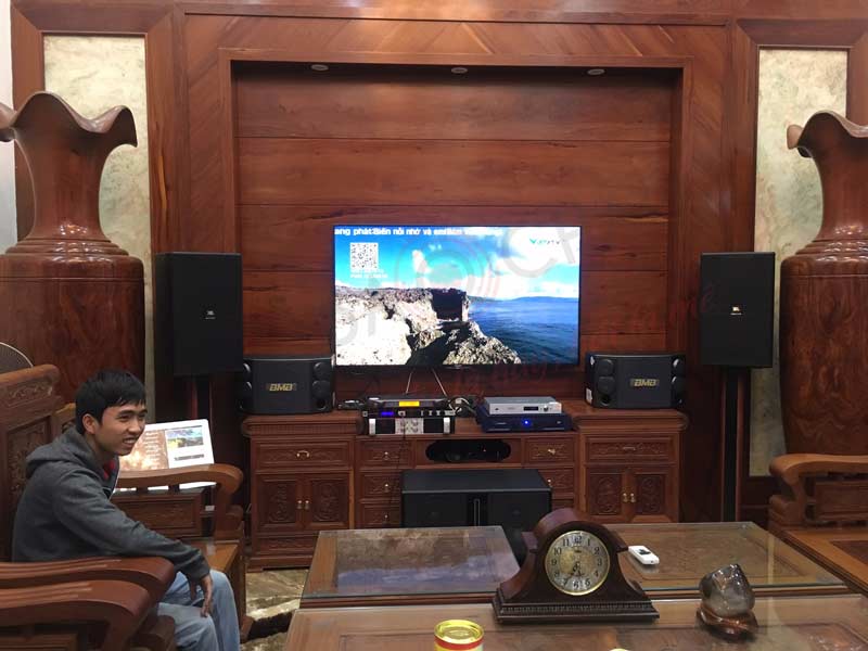 Dàn karaoke hơn 100 triệu của cô Diệp tại Ngô Quyền (HP)