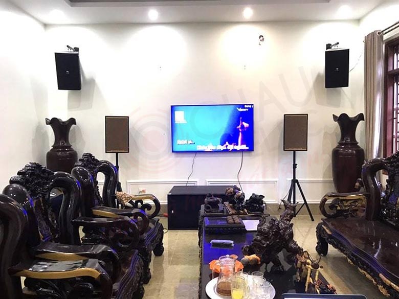 Lắp đặt dàn karaoke gia đình siêu VIP cho anh Huy - Lục Nam (Bắc Giang)
