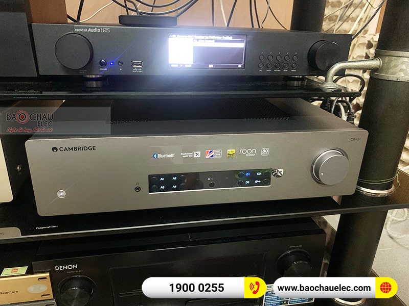 Dàn nghe nhạc của gia đình anh Thái