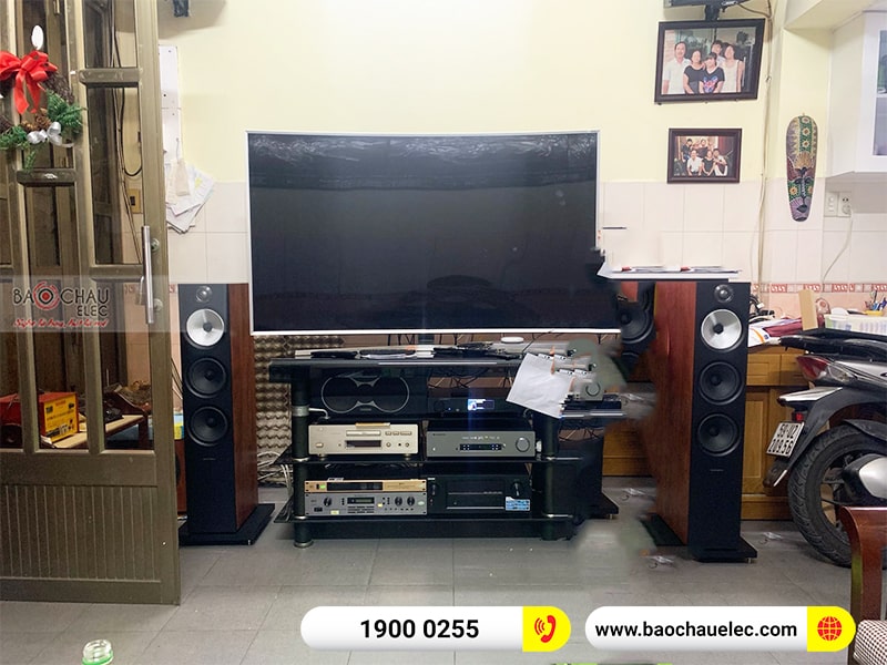 Dàn nghe nhạc của gia đình anh Thái