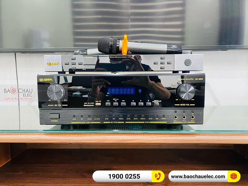 Dàn nghe nhạc của gia đình anh Trung