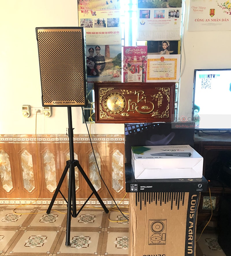 Loa Louis Martin Ktwo12 thu hút ngay từ vẻ bề ngoài với màng loa được phủ một lớp sơn màu vàng ánh kim ứng dụng công nghệ sơn phun hiện đại cho bề mặt sơn mịn màng toát lên vẻ sang trọng