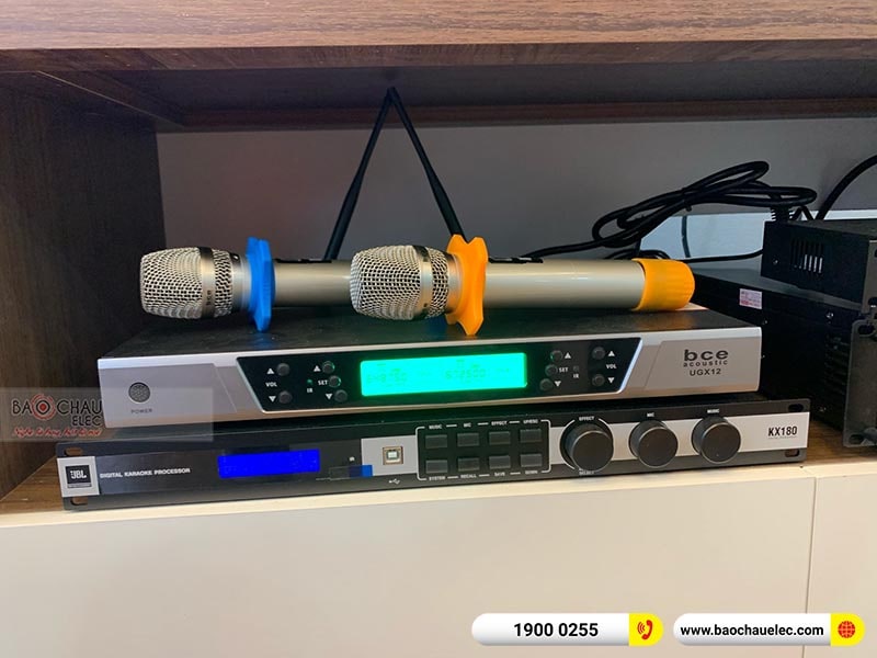 Dàn karaoke của gia đình anh Đoàn