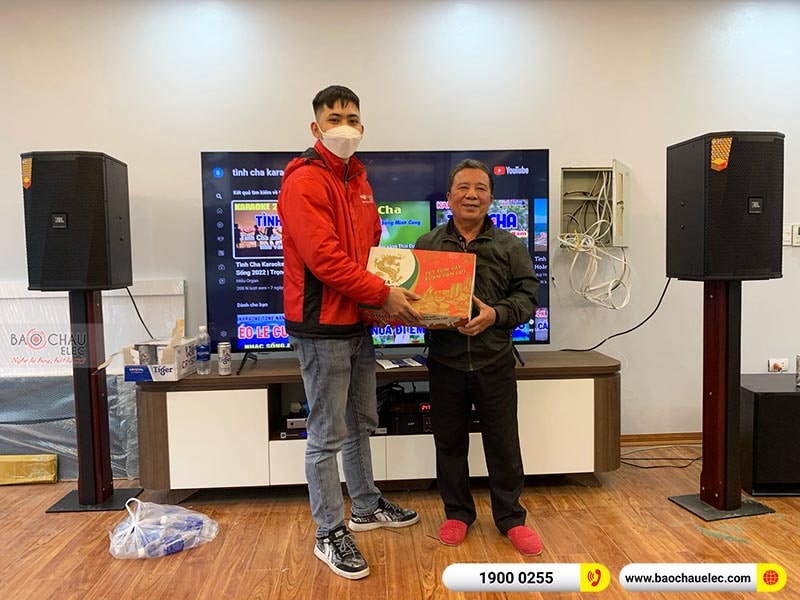 Dàn karaoke của gia đình anh Đoàn