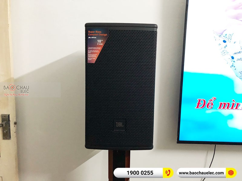 Dàn karaoke của gia đình anh Hòa