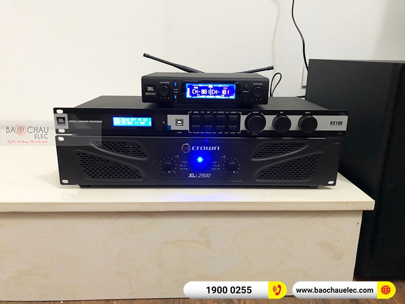 Dàn karaoke của gia đình anh Hòa