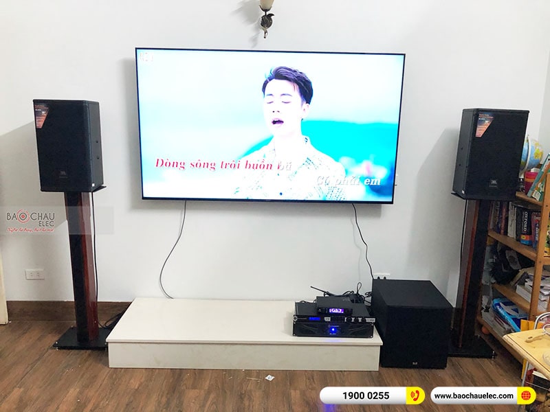 Dàn karaoke của gia đình anh Hòa