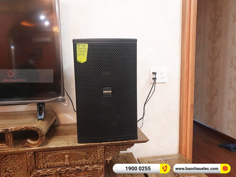 Dàn karaoke của gia đình anh Hoàng