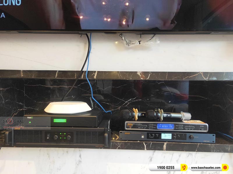 Dàn karaoke của gia đình anh Nghị