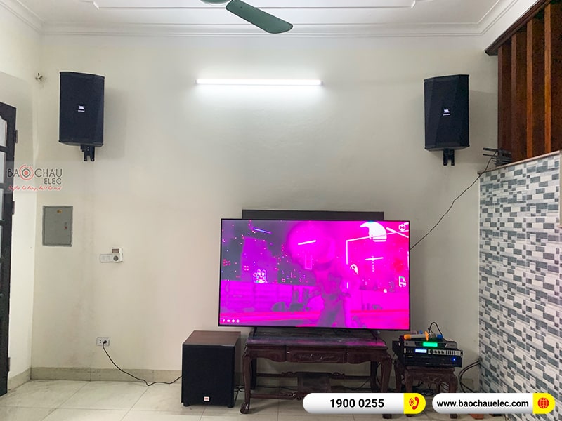 Dàn karaoke của gia đình anh Nghĩa