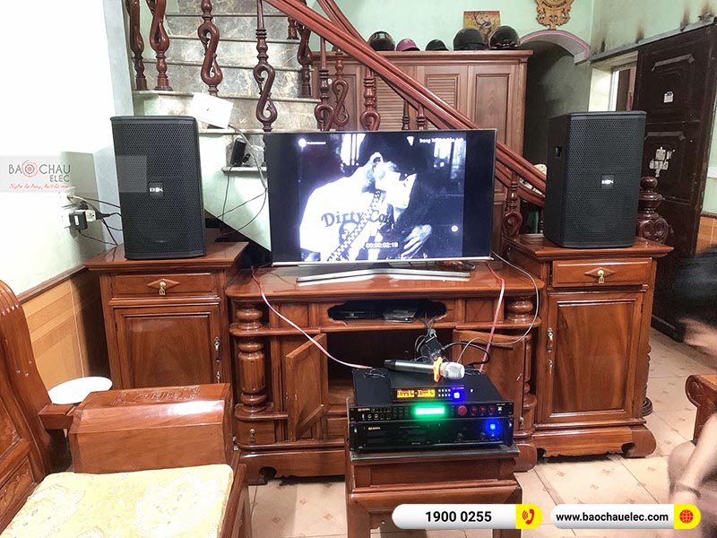 Dàn karaoke của gia đình anh Thoan