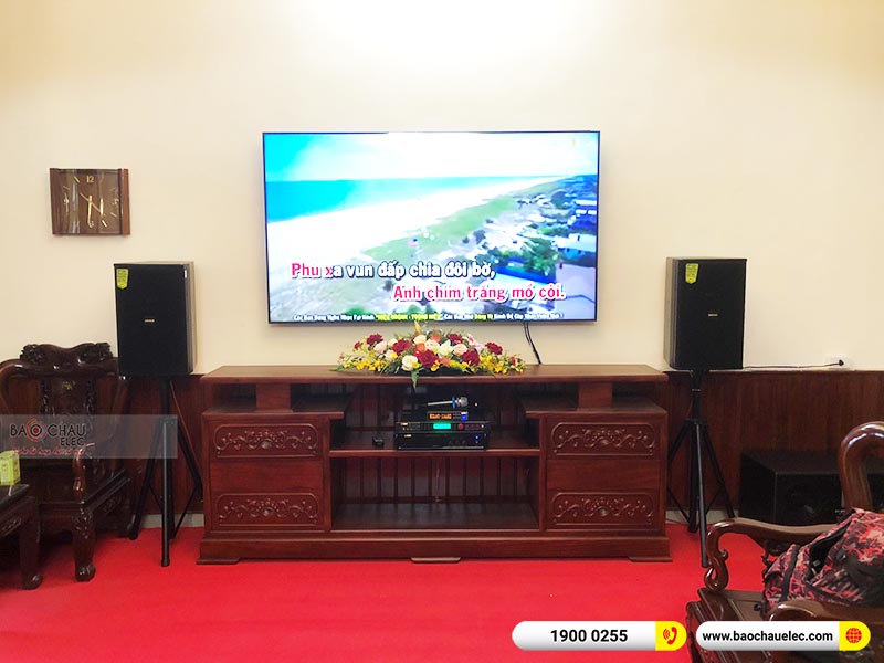 Dàn karaoke của gia đình anh Tuyến