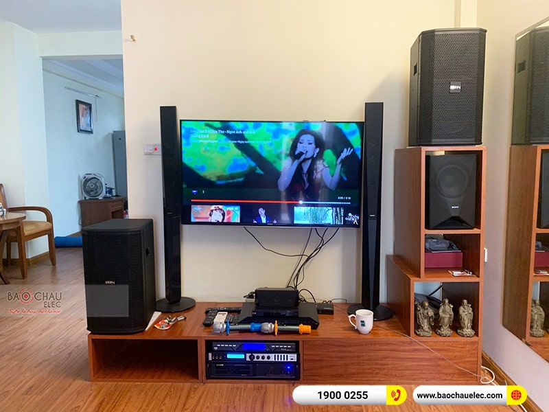 Dàn karaoke của gia đình chú Quảng