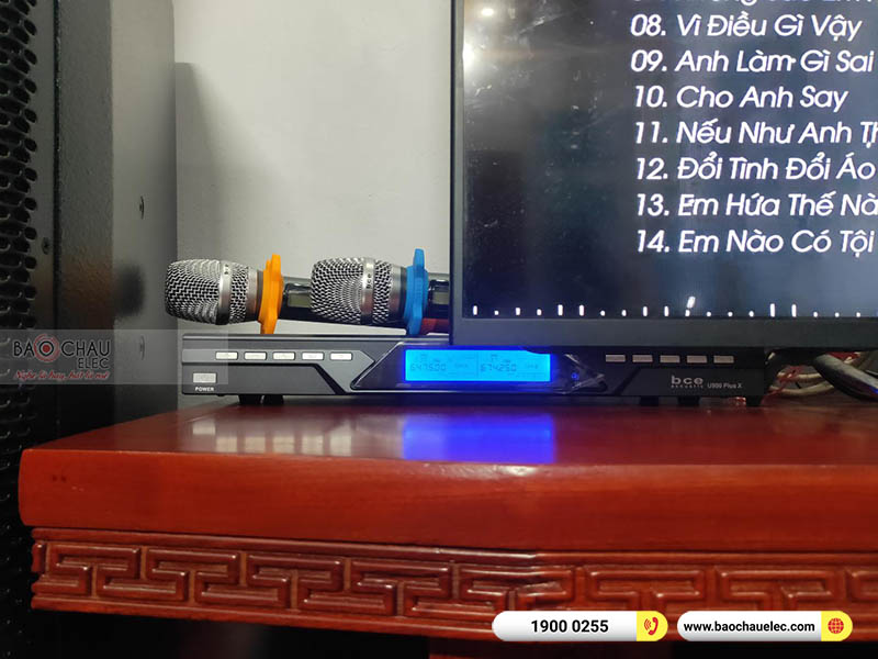 Dàn karaoke của gia đình anh Đoàn