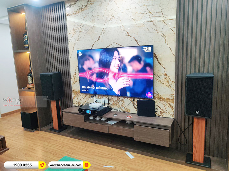 Lắp đặt dàn karaoke cao cấp cho gia đình anh Dương tại Hà Nội