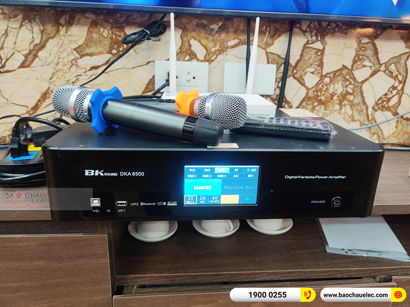 Lắp đặt dàn karaoke cao cấp cho gia đình anh Dương tại Hà Nội