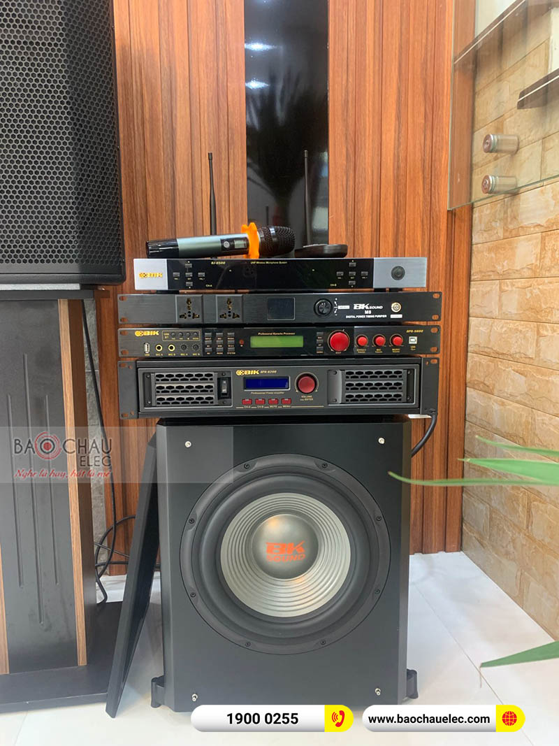 Dàn karaoke của gia đình anh Giang