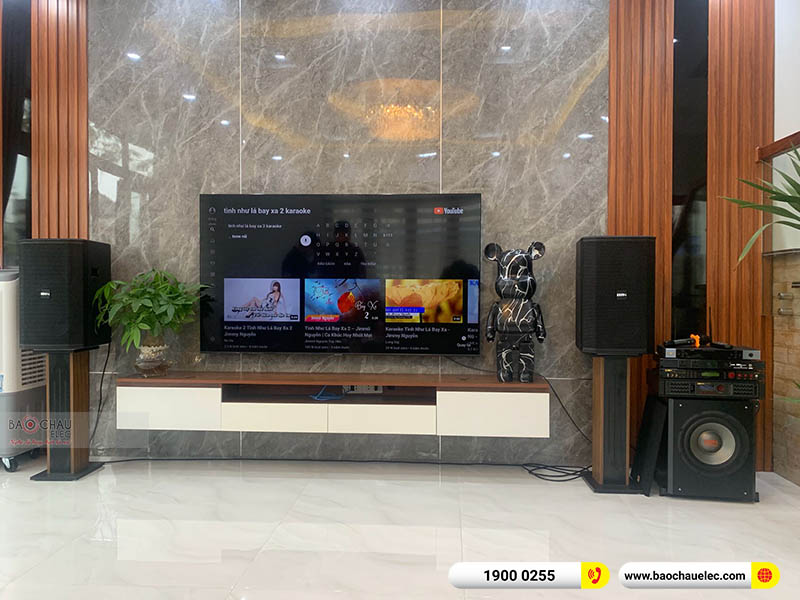 Dàn karaoke của gia đình anh Giang