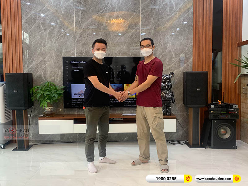 Dàn karaoke của gia đình anh Giang