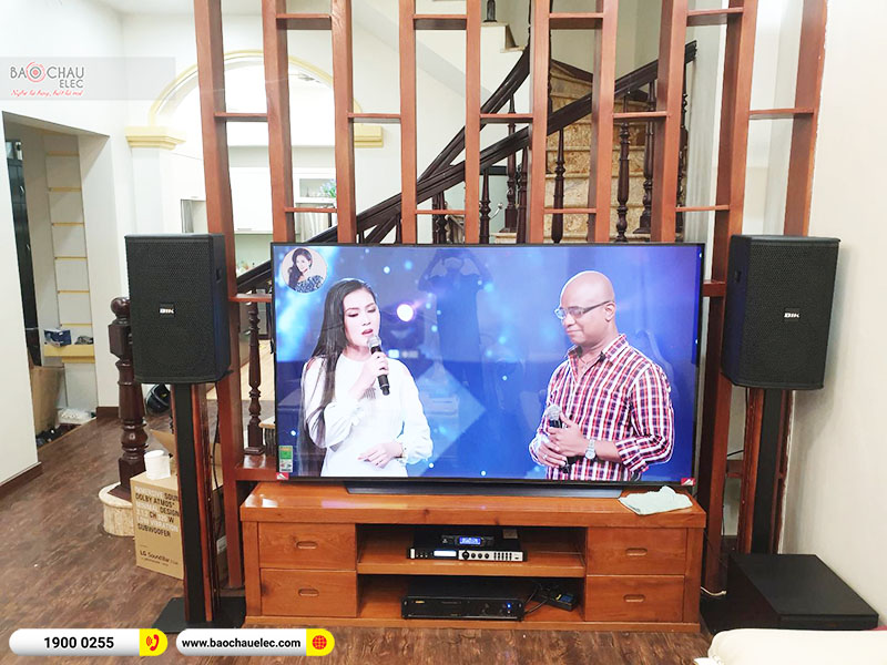 Dàn karaoke của gia đình anh Hải