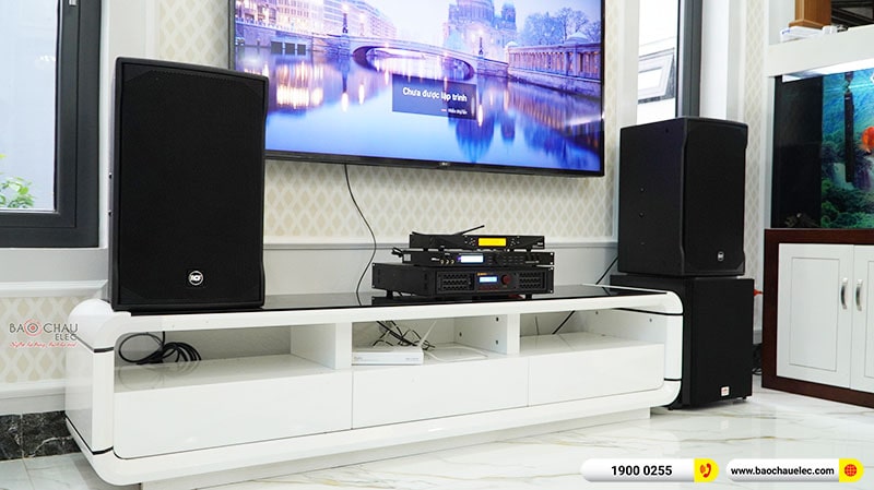 Dàn karaoke của gia đình anh Khoa