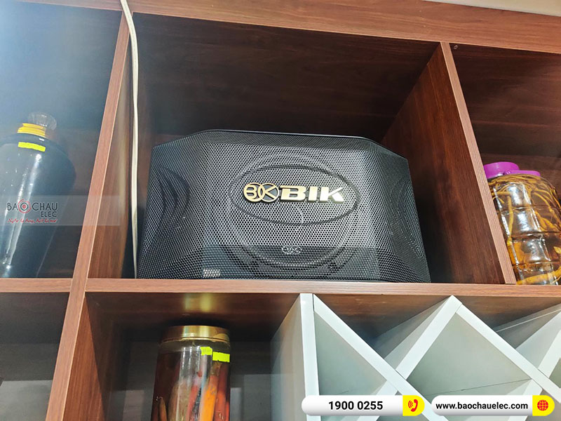 Dàn karaoke của gia đình anh Long