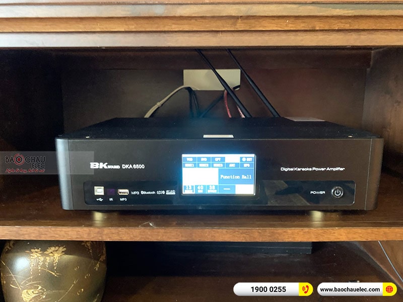 Lắp đặt dàn karaoke gia đình anh Quang tại Hà Nội