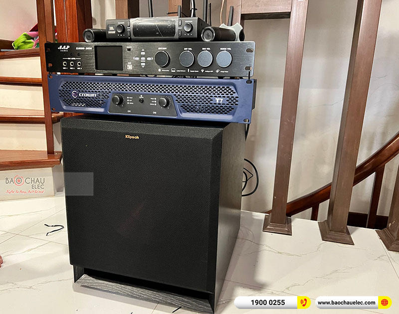 Dàn karaoke của gia đình anh Quyết