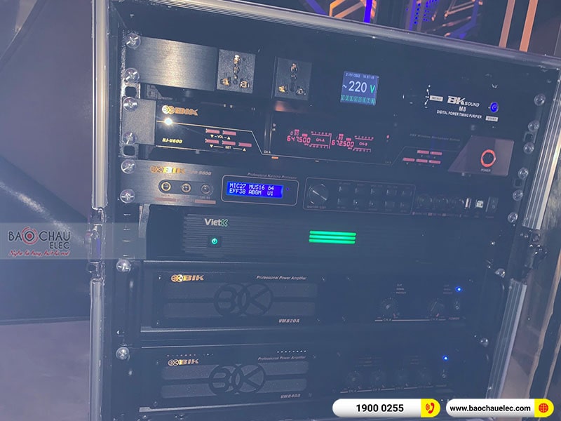 Dàn karaoke của gia đình anh Sang