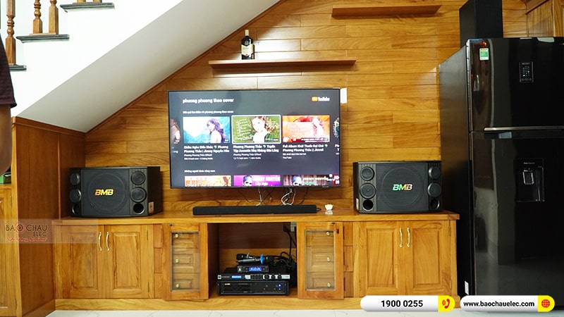 Lắp đặt dàn karaoke gia đình anh Thiện tại Hà Nội