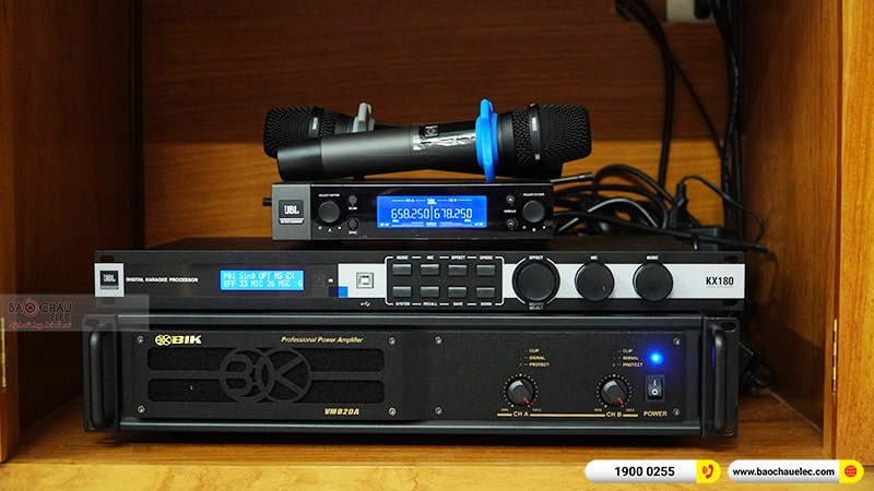 Lắp đặt dàn karaoke gia đình anh Thiện tại Hà Nội
