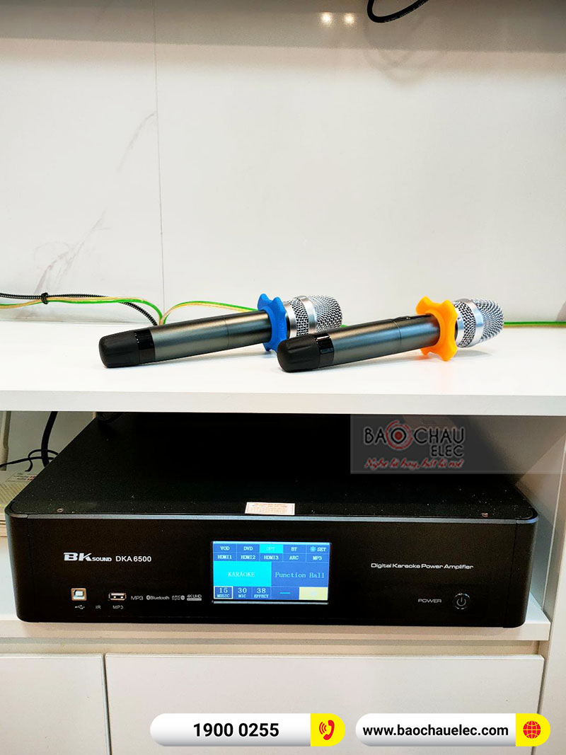 Dàn karaoke của gia đình chị Linh