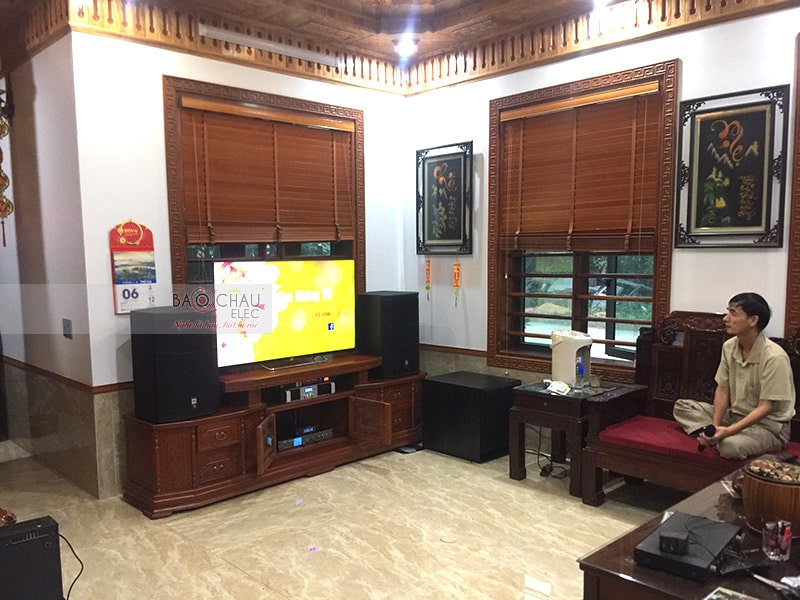 Sau khi trải nghiệm, anh Điều và các thành viên trong gia đình rất hài lòng về chất lượng của bộ dàn