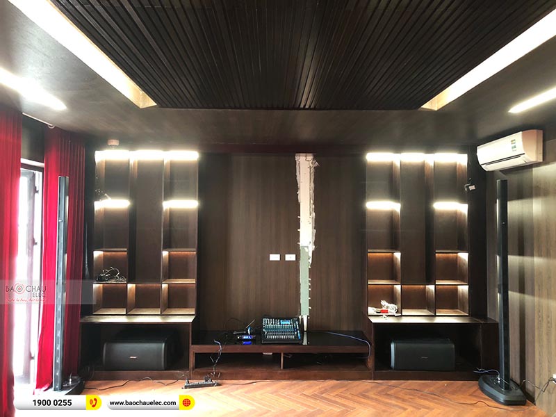 Lắp đặt dàn karaoke, nghe nhạc loa Bose cực khủng cho anh Hưng tại Hà Nội