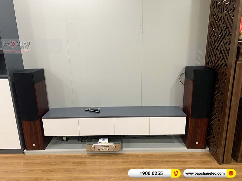 Dàn nghe nhạc của gia đình anh Khánh