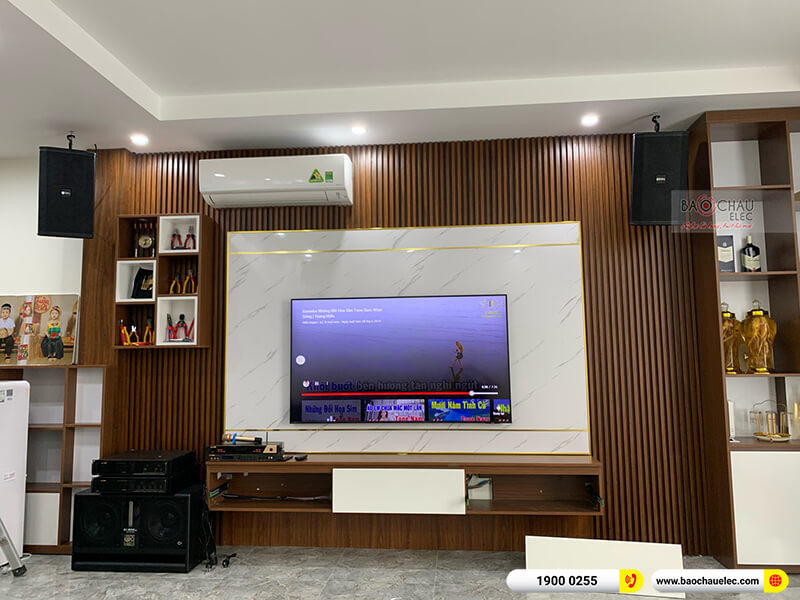 Dàn karaoke của gia đình anh Dũng