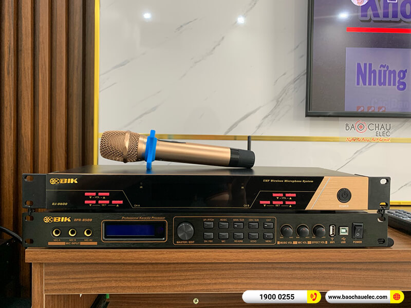 Dàn karaoke của gia đình anh Dũng