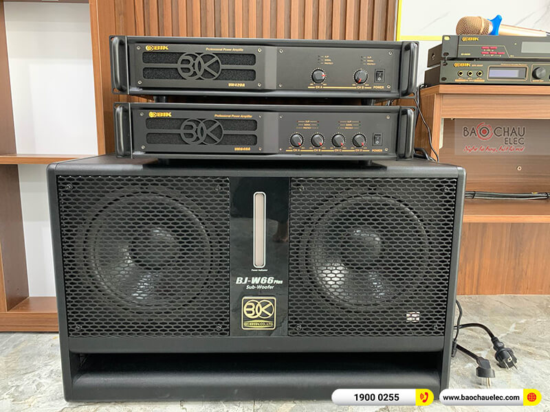 Dàn karaoke của gia đình anh Dũng