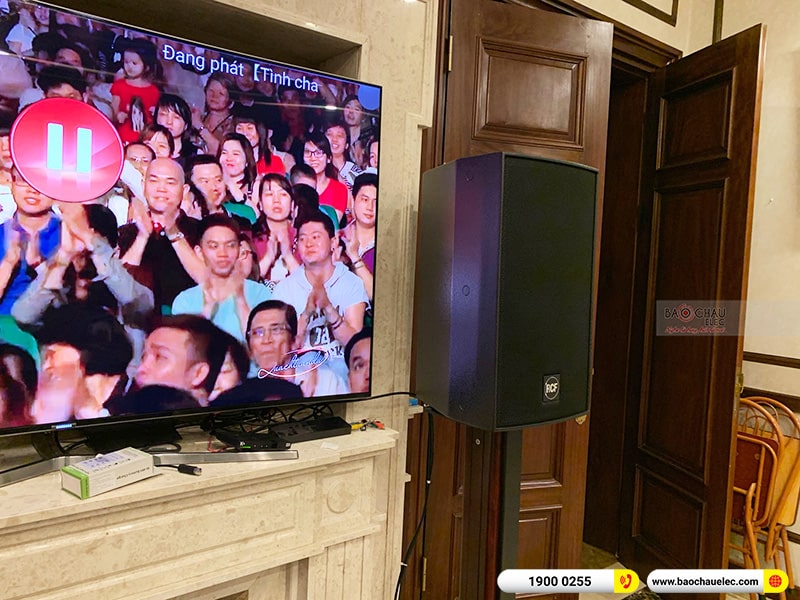 Lắp đặt dàn karaoke cực khủng cho anh Hải tại Hà Nội