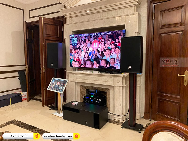 Lắp đặt dàn karaoke cực khủng cho anh Hải tại Hà Nội