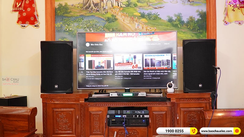 Lắp đặt dàn karaoke hiện đại cho anh Khánh tại Thái Bình