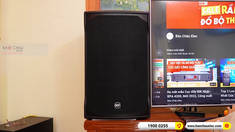 Lắp đặt dàn karaoke hiện đại cho anh Khánh tại Thái Bình