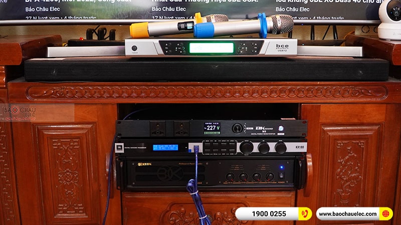 Lắp đặt dàn karaoke hiện đại cho anh Khánh tại Thái Bình