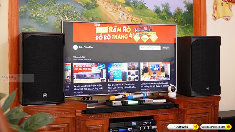 Lắp đặt dàn karaoke hiện đại cho anh Khánh tại Thái Bình